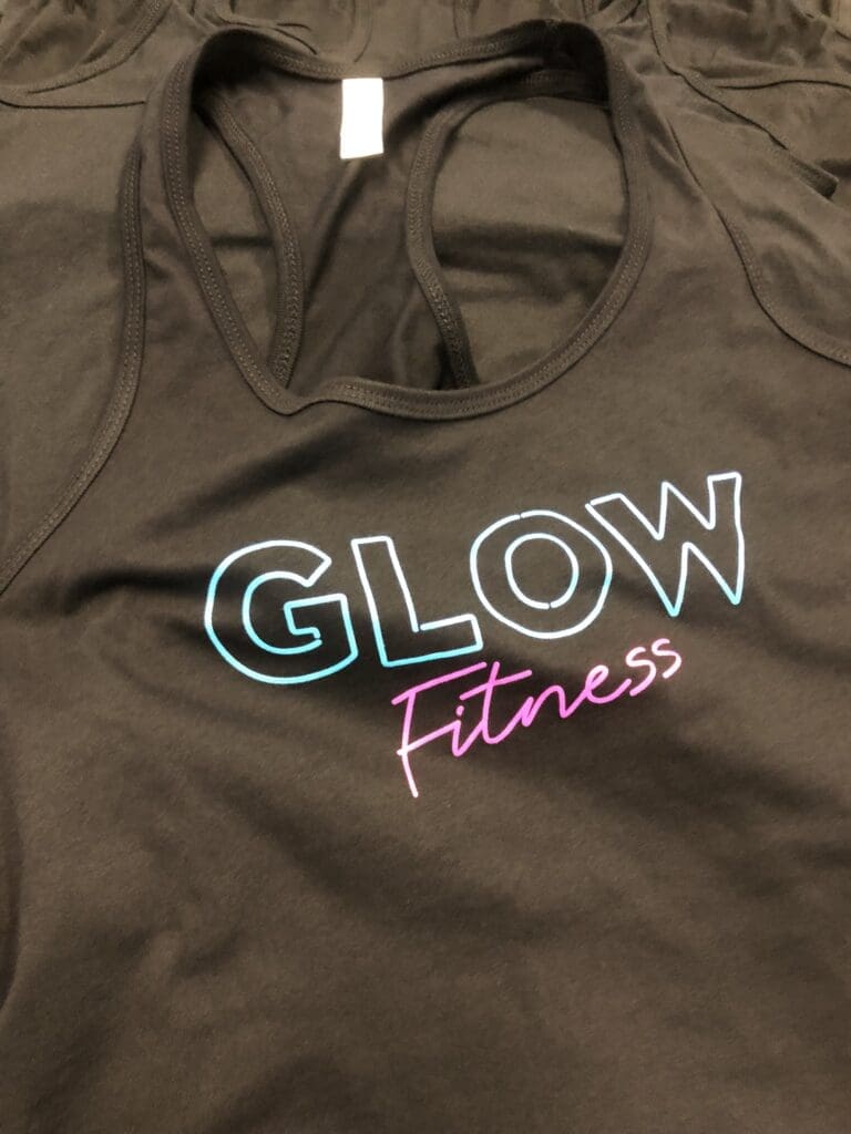 glow fitness tank top
